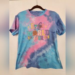Epcot Drink Around the Wolrd Tye Dye Tshirt
